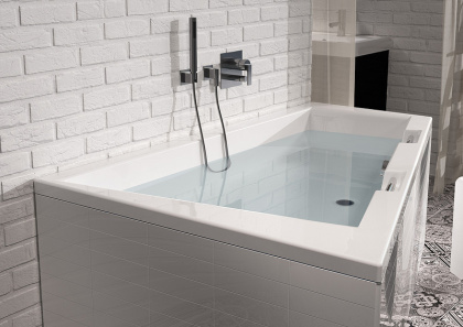 Акриловая ванна DOPPIO R