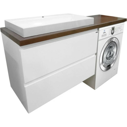 Комплект мебели Malibu Luxe 1550х500 левосторонний подвесной 2 ящика (ШхГхВ) 898х476х607 (без столешницы)