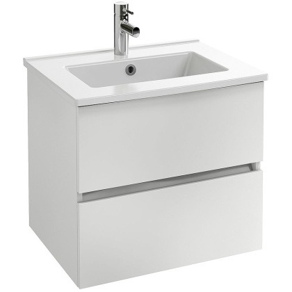 Тумба с раковиной Jacob Delafon Tolbiac 60 см, белый глянцевый лак, EB2381-J5, шт.