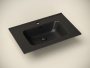 Умывальник накладной прямоугольный (цвет Черный Матовый) Element 710*465*180мм
