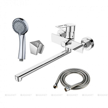 Смеситель для ванны/душа Agger Brave A2321100 с душевым набором Смеситель для ванны/душа Agger Brave A2321100 с душевым набором