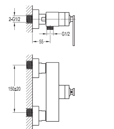 CITY-F-D-01 Смеситель для душа CITY-F-D-01 Смеситель для душа