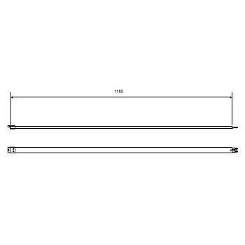 Кронштейн EXCELLENT для серии Fabrika (черный мат)