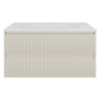 База под раковину Welle 1000 подвесная, 2 выкатных ящика soft-close, M.Beige