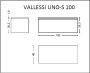Ящик под столешницу 100см АНТРАЦИТ глянец VALLESSI UNO-S 897-100-A glossy Boheme Ящик под столешницу 100см АНТРАЦИТ глянец VALLESSI UNO-S 897-100-A glossy Boheme