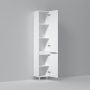 M80CSR0356WG Like, шкаф-колонна, напольный, правый, 35 см, двери, Белый, глянец, ш