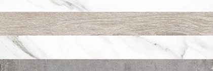 Плитка настенная Arctic полоски серый 20*60 (10шт/1.2м2),м2