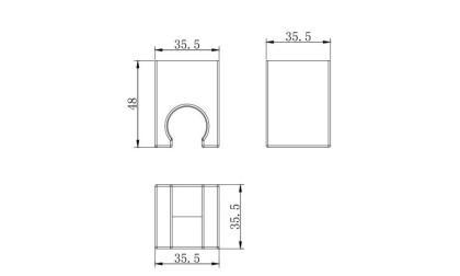 Держатель для ручного душа AQUATEK AQ2400CR