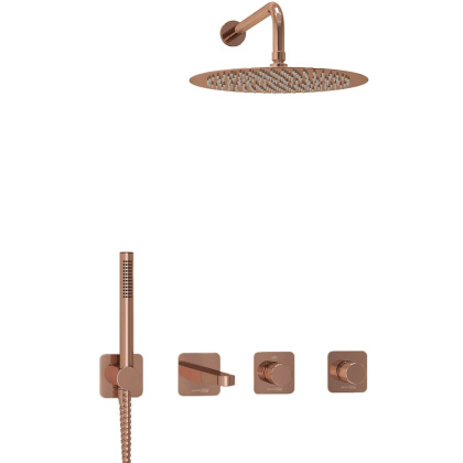 A8851.310.311.338.330.290.292.291 Встраиваемый комплект для ванны с верхней душевой насадкой, лейкой