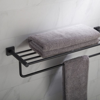 Полочка для полотенец Timo Selene Black 12058/03