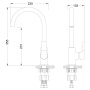 Смеситель Lemark Aura LM0605C для кухни Смеситель Lemark Aura LM0605C для кухни