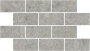 Декор Чеппо ди Гре мозаичный серый матовый обрезной 34,6x20x0,9