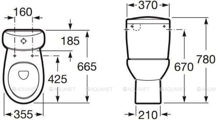 Бачок для унитаза Roca Victoria 34139Z000