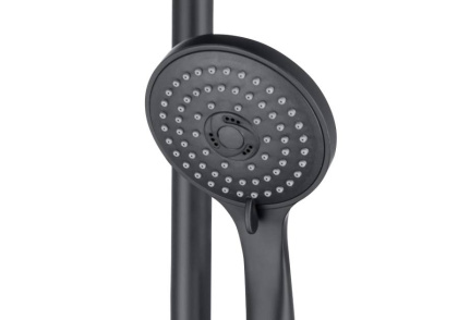 Душевой гарнитур 3jet 73см AQUATEK, матовый черный AQ2011MB 