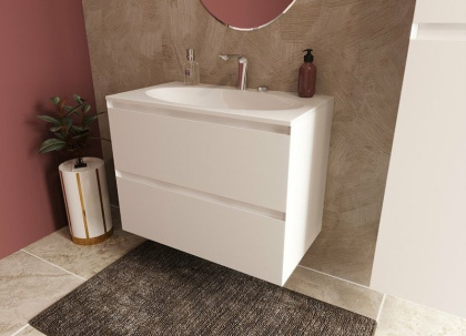 Комплект мебели Malta 800х470 подвесной 2 ящика (ШхГхВ) 798х466х607 Комплект мебели Malta 800х470 подвесной 2 ящика (ШхГхВ) 798х466х607