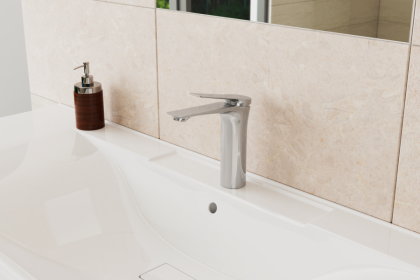 Смеситель для умывальника RUSH Bering (BE5535-11) Смеситель для умывальника RUSH Bering (BE5535-11)