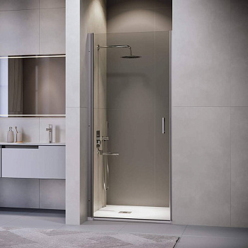 Душевая дверь  80*195 RGW LE-003-Gr Серый/Прозрачное/6 мм