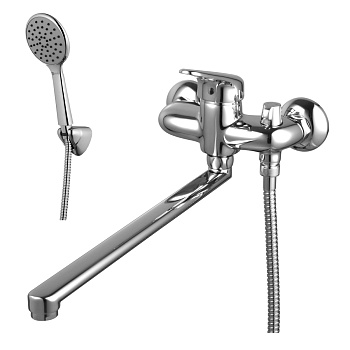 Смеситель Lemark Luna LM4117C универсальный Смеситель Lemark Luna LM4117C универсальный