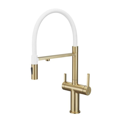 Смеситель для кухни с гибким изливом ROSE R458 R458G