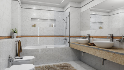 Cassiopea Плитка настенная мозаика 17-30-00-479 20х60