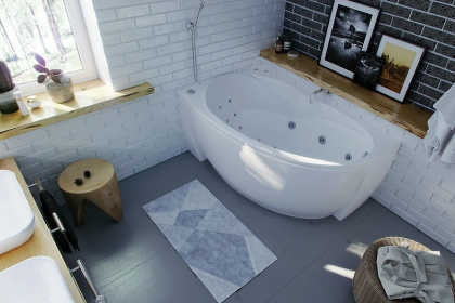 Ванна  Бетта 170 прав.пустая без фр.экр.