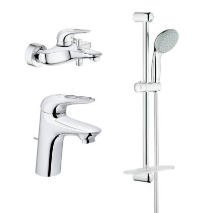 Душевой комплект Grohe Eurostyle New 124416, хром Душевой комплект Grohe Eurostyle New 124416, хром