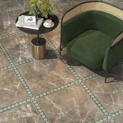 Бордюр Серенада 3 глянцевый обрезной 60x7,2x0,9