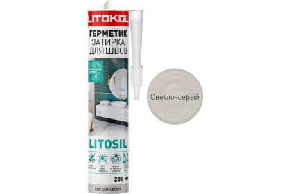 Герметик силиконовый LITOSIL 280,Светло-серый