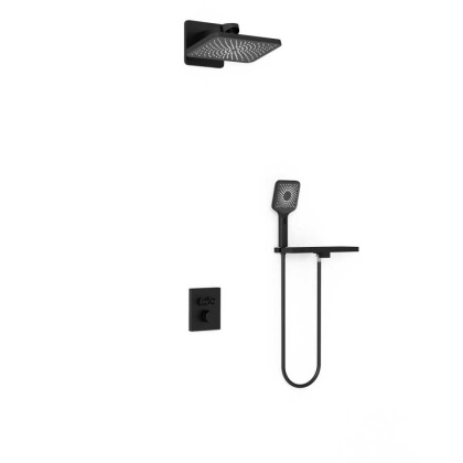 Душевой комплект Inspire VSFW-3I21MT4RMB встраиваемый, термостатический, двухрежимный, черный Душевой комплект Inspire VSFW-3I21MT4RMB встраиваемый, термостатический, двухрежимный, черный