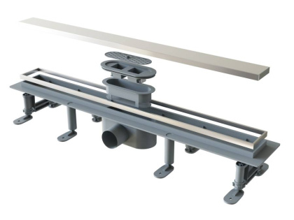 Душевой трап RGW SDR-34-60 линейный 600 хром Ø 50 мм на ножках