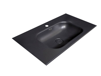 Столешница моноблок Vallessi 80 антрацит керамика