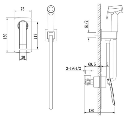 Смеситель Timo Helmi 4089/00-16SM white