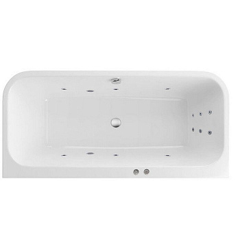 Ванна EXCELLENT Arana 180x85 "LINE" (хром)