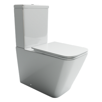 Напольный пристенный унитаз Cubic