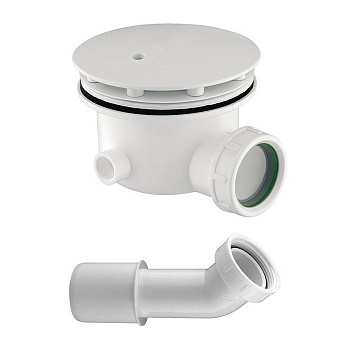Сифон для душевого поддона OMNIRES CGS ST6590.35N+ST45BP (белый)