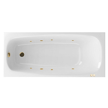 Ванна EXCELLENT Layla 170x75 "SOFT" (золото)