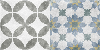 Плитка настенная Atlas серый микс 08-00-06-2457 20х40 (15шт/1,2м2),м2