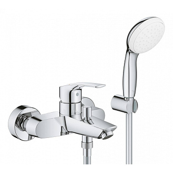 Смеситель для ванны с душевым гарнитуром Grohe Eurosmart 2021 (33302003) Смеситель для ванны с душевым гарнитуром Grohe Eurosmart 2021 (33302003)