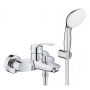 Смеситель для ванны с душевым гарнитуром Grohe Eurosmart 2021 (33302003) Смеситель для ванны с душевым гарнитуром Grohe Eurosmart 2021 (33302003)