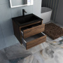База под раковину Gio 600 подвесная, 2 выкатных ящика soft-close, C.Oak