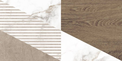 Плитка настенная 34079 Savage коричневый узор 25*50 (12шт/1,5м2), м2