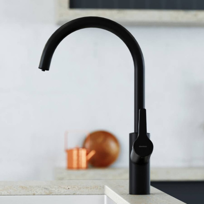 310721300  Eclipce Смеситель Для кухни, с фильтрацией C - излив, чёрный