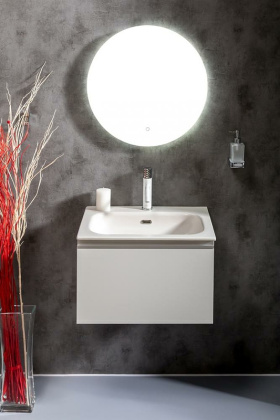 Тумба без раковины Vallessi 60*46см WHITE, 1 полка 837-060-W Boheme Тумба без раковины Vallessi 60*46см WHITE, 1 полка 837-060-W Boheme