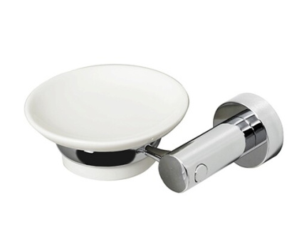 Мыльница, 12х4х10 см, белая, K-28229