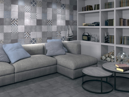 Керамогранит SG1574N Карнаби-Стрит серый 20*20*8 (23шт/0,92м2), м2