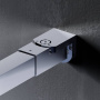 W84WI-120-F1-MTE Душевая перегородка Func 120x200, стекло прозр. 8 мм + покрытие, профиль мат хром