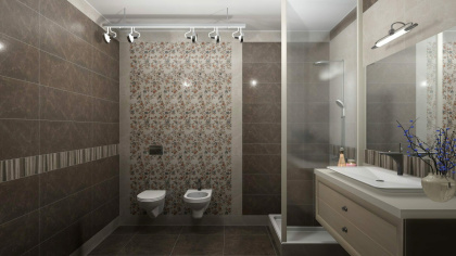 Декор VT\A26\13083R Гран-Виа цветы обрезной 30*89.5*11 (уп\4шт), шт