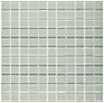 Мозаика стеклянная White Glass (чип 4*25*25) 300*300(22шт.-1.98м2), м2