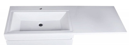 Тумба подвесная под умывальник Dallas Luxe 1300х482 правосторонняя 1 ящик (ШхГхВ) 1292х476х430 Тумба подвесная под умывальник Dallas Luxe 1300х482 правосторонняя 1 ящик (ШхГхВ) 1292х476х430