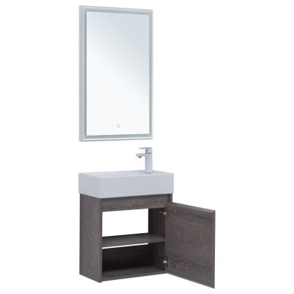 Мебель для ванной Aquanet Nova Lite 50 дуб рошелье (с дверецей) Мебель для ванной Aquanet Nova Lite 50 дуб рошелье (с дверецей)